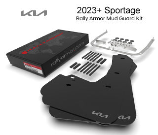 Kia Mud Flaps by Rally Armor - 2023-2025 Sportage HEV & PHEV DWH46AP000