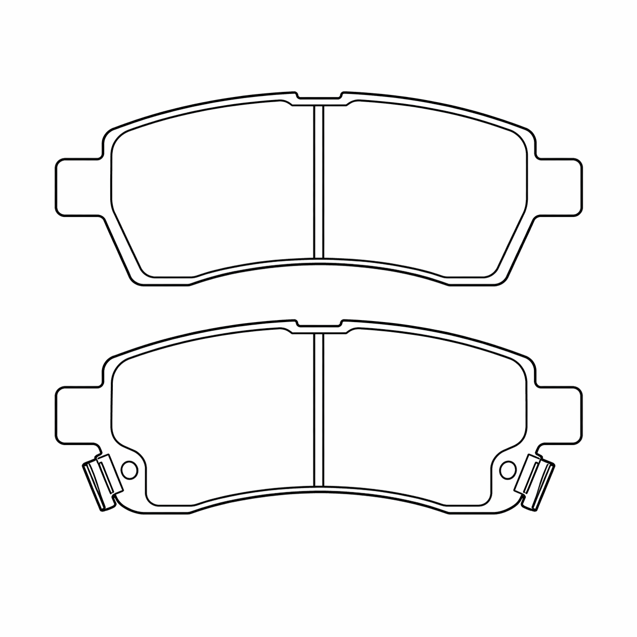 Kia Signature Line Front Brake Pads for 2018-2023 Rio & Rio5 58101-H9A60 SL