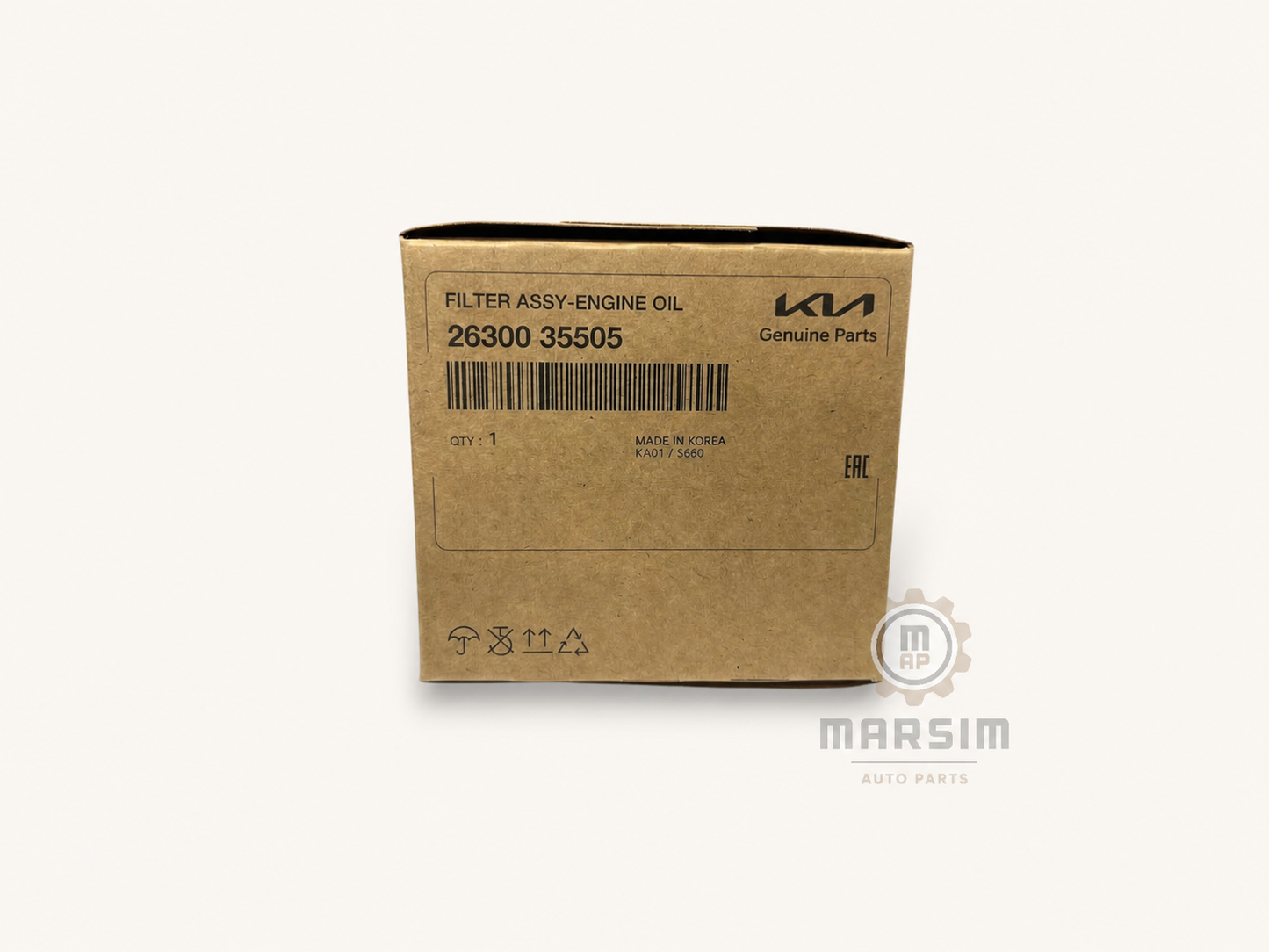 Kia Oil Filter Service Kit - 2021-2023 Seltos 26300-35505